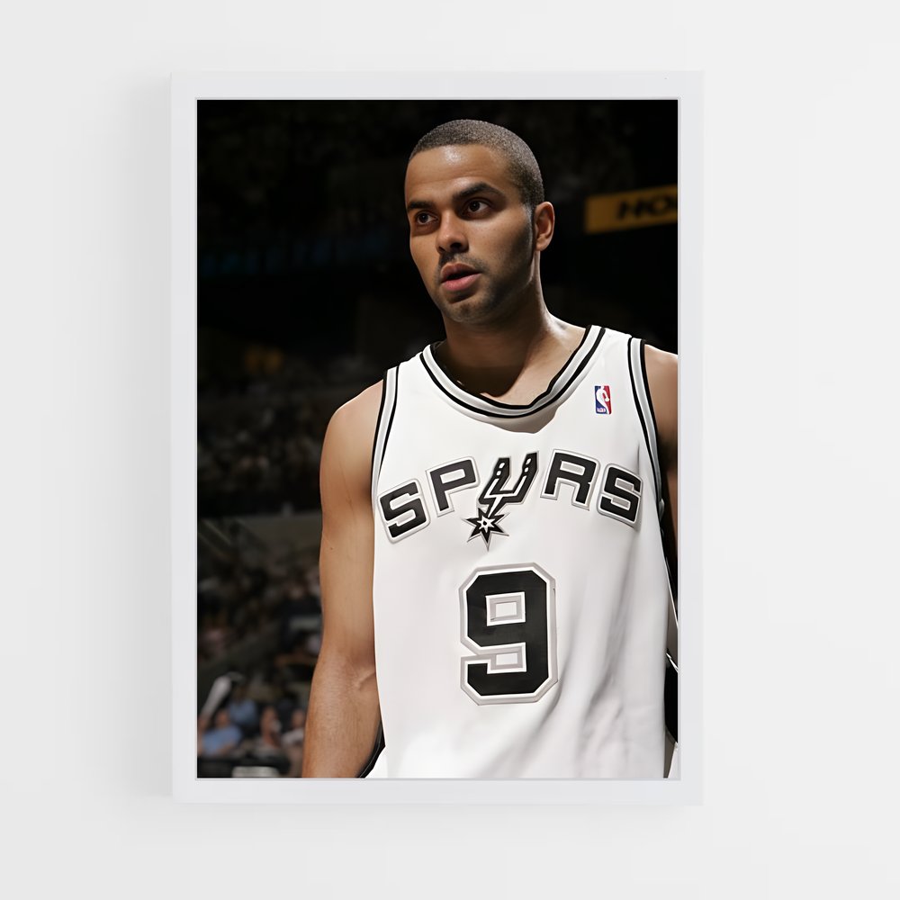Poster Tony parker – affiche Basketball (vue 3)